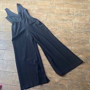 Abercrombie & Fitch Sleek Black Jumpsuit. Size medium. NWT. Side zipper.